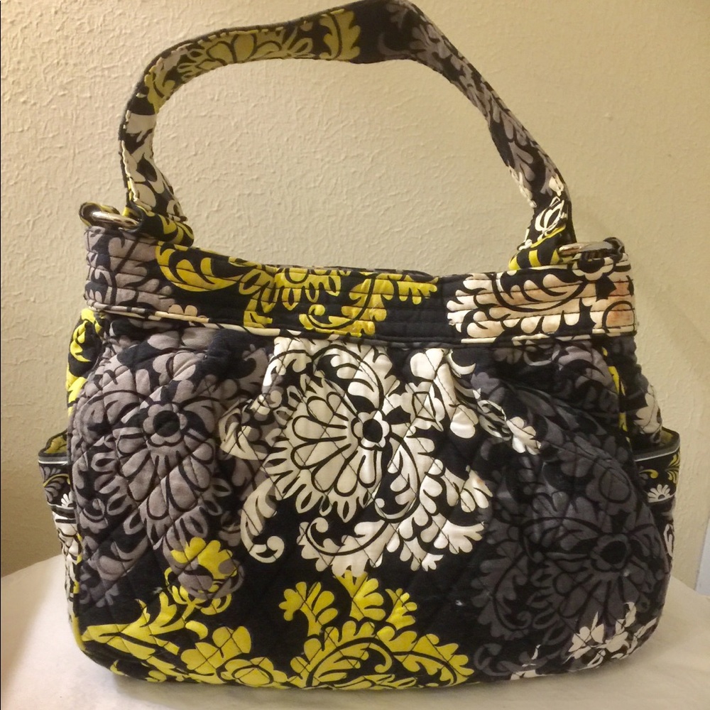 Vera Bradley Green Black Shoulder Bag